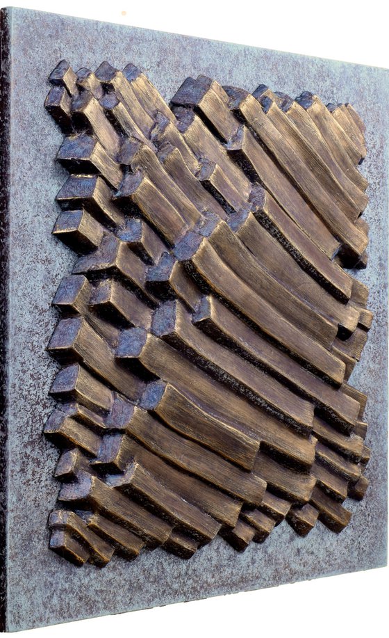 Alcantara 01 | Bronze Coated Wall Sculpture