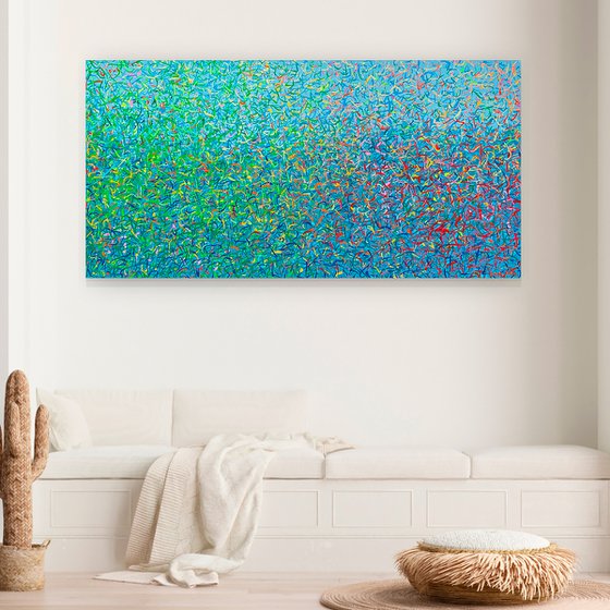 Palm Beach 152 x 76cm acrylic on canvas
