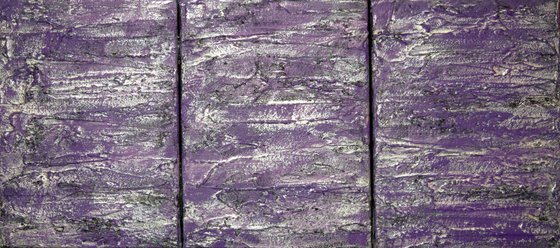 Triptych purple