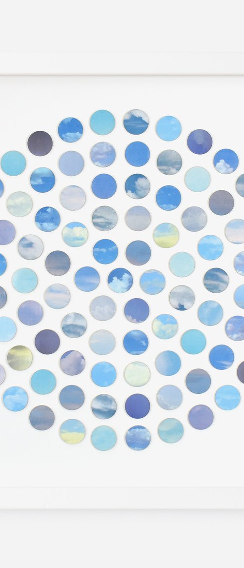 Sky dots collage by Amelia Coward