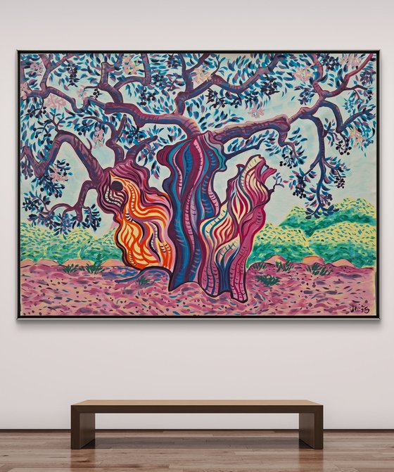 Between Worlds, an Olive Tree