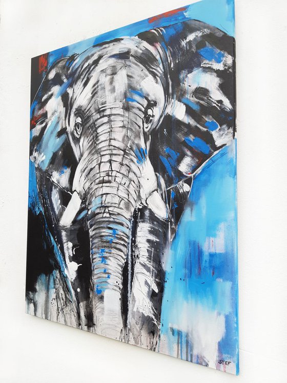 ELEPHANT #9 - Work Series 'One of the big five'