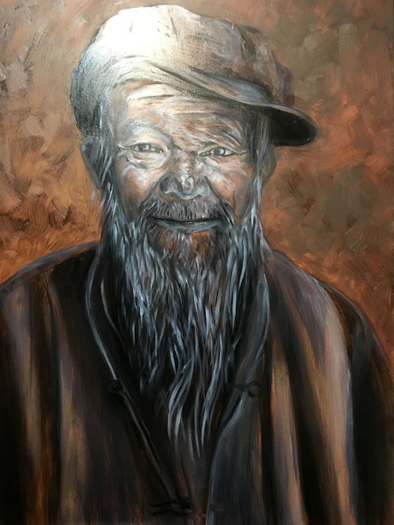Old Man with Cap