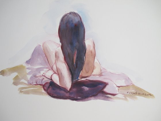 reclining female nude