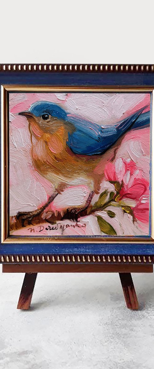 Blue bird by Nataly Derevyanko