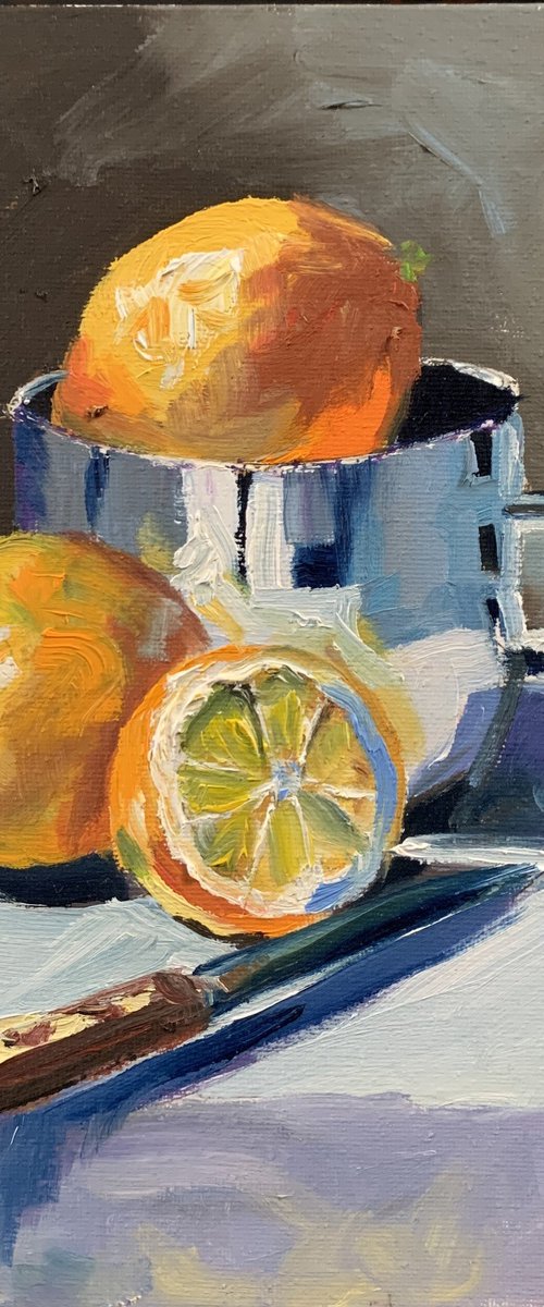 Still life with Lemons. #2. by Vita Schagen