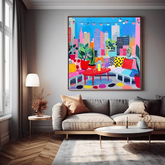 Urban Rooftop Garden