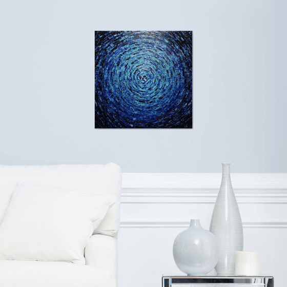 Shard of blue color