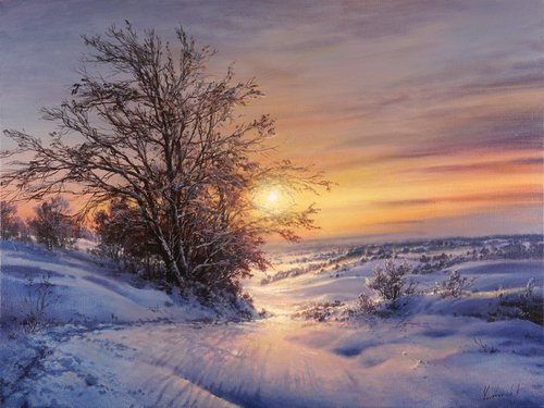 Winter etude by Viktar Yushkevich YUVART