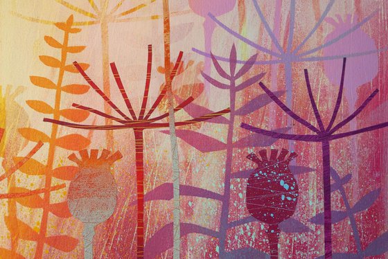 Harmony in Pink and Gold