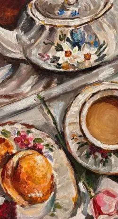 Still life tea party by Lusine Keryan