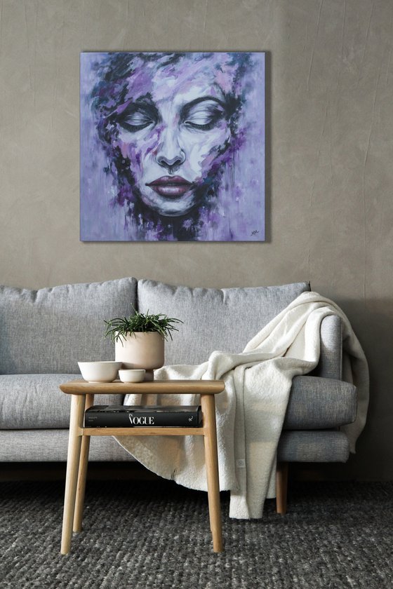 Woman's portrait FROZEN