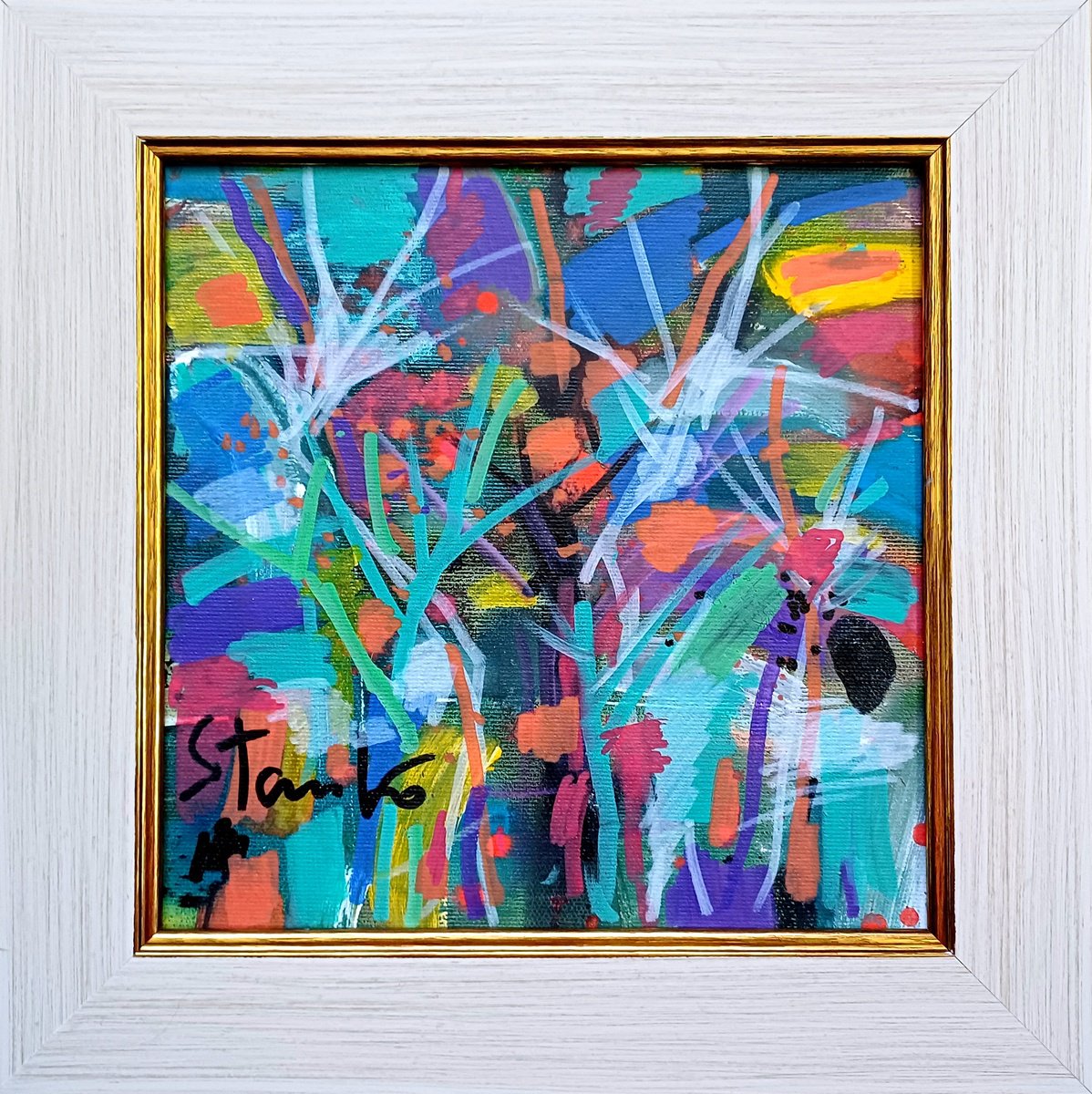  Jazzy Mood-Lxxxiv By Stanislav Bojankov, 12 X 12, Artwork For Sale On Artfinder