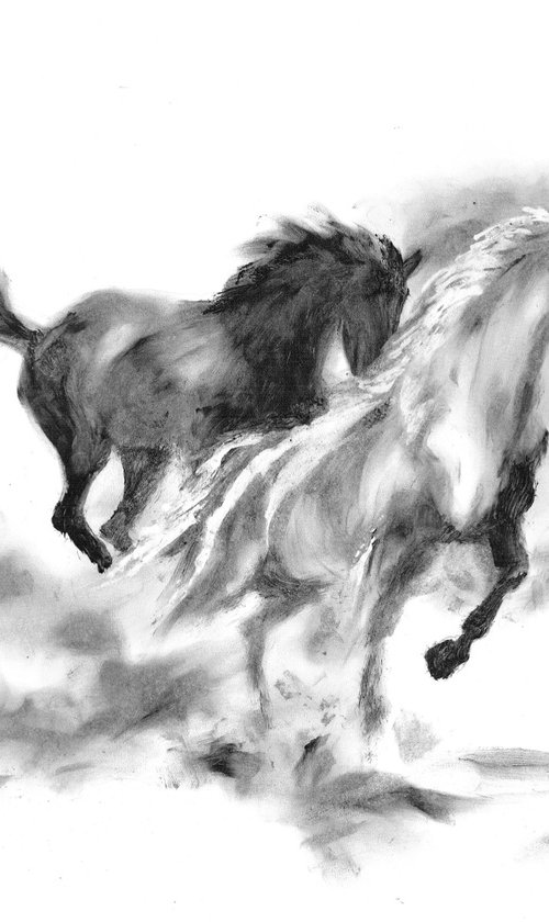 FREEDOM - RUNNING HORSES by Nicolas GOIA