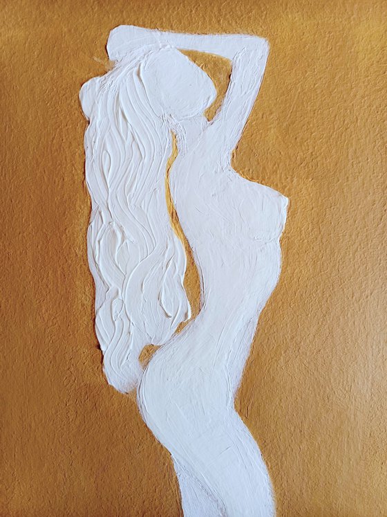 Minimalism Naked woman