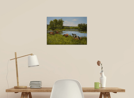 Pastoral Scene with Cows