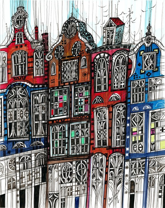 Amsterdam Cityscape II