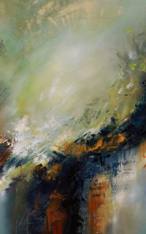 Abstract Painting - Life Force by Sandra Zekk