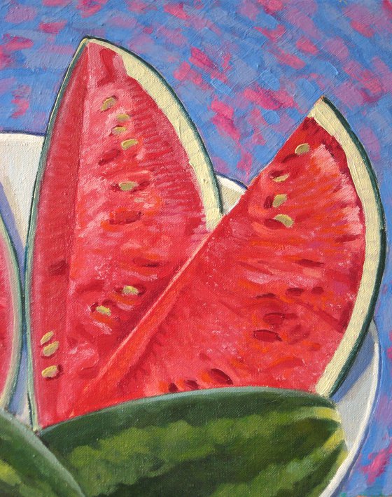 Sliced Watermelon