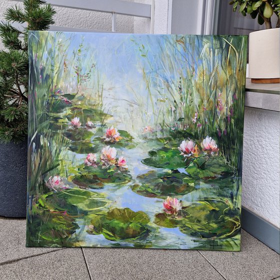 Pond with Water Lilies