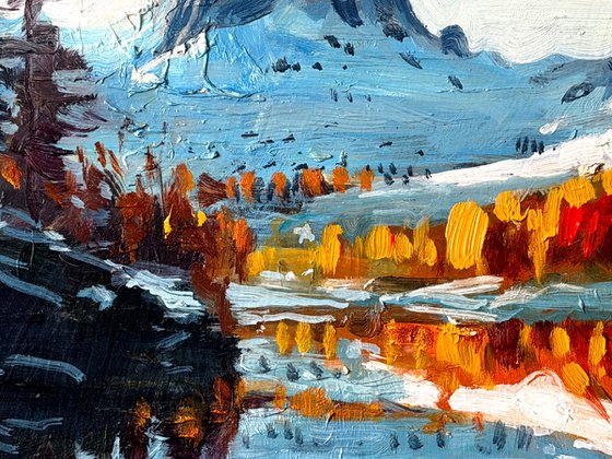 When Autumn Meets the First Snow