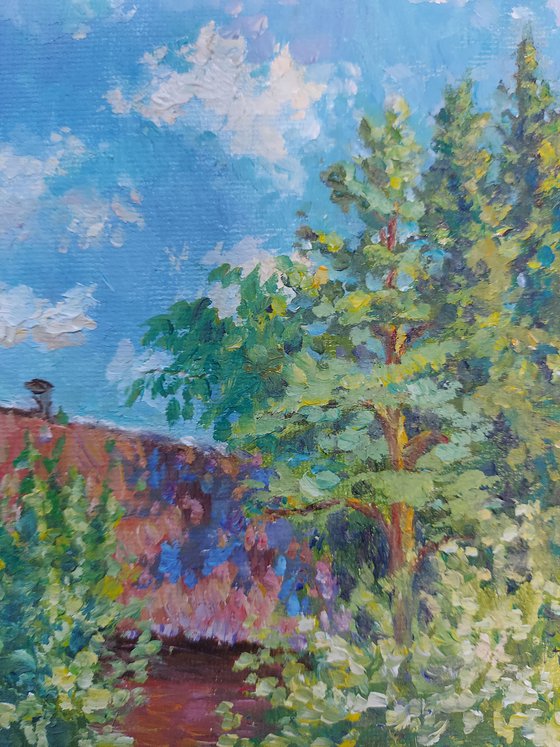 July. Late Afternoon