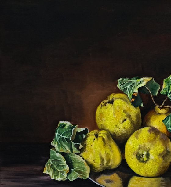 Still life with quinces