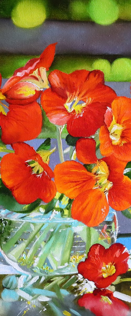 Nasturtium by Natalia Shaykina