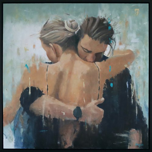 A Portrait Painting Of Love And Passion by Shaun Burgess