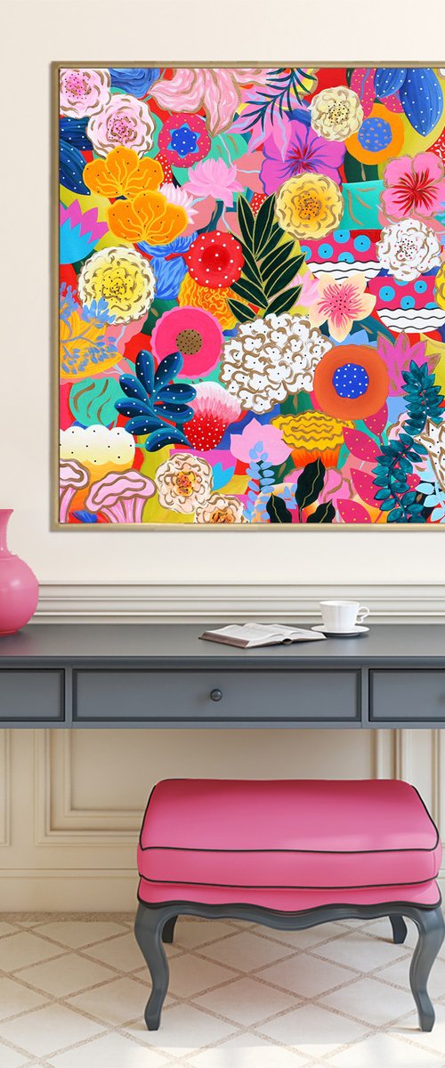 "Afternoon in the Flower Bed" by Martina Boycheva