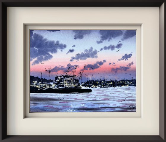 Evening silence Color Sunset