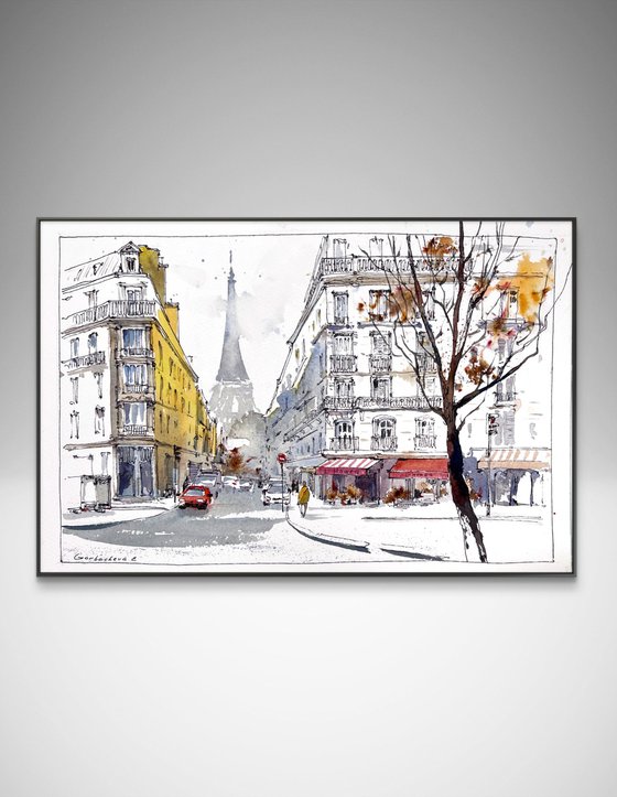 Golden Facades of Paris