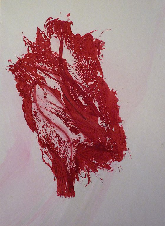 The Red Abstract 1, 21x29 cm - AF exclusive
