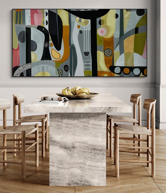 Geometric abstraction #4