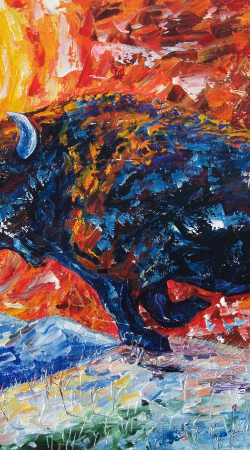 Wild the Storm by Lena Owens at OLena Art