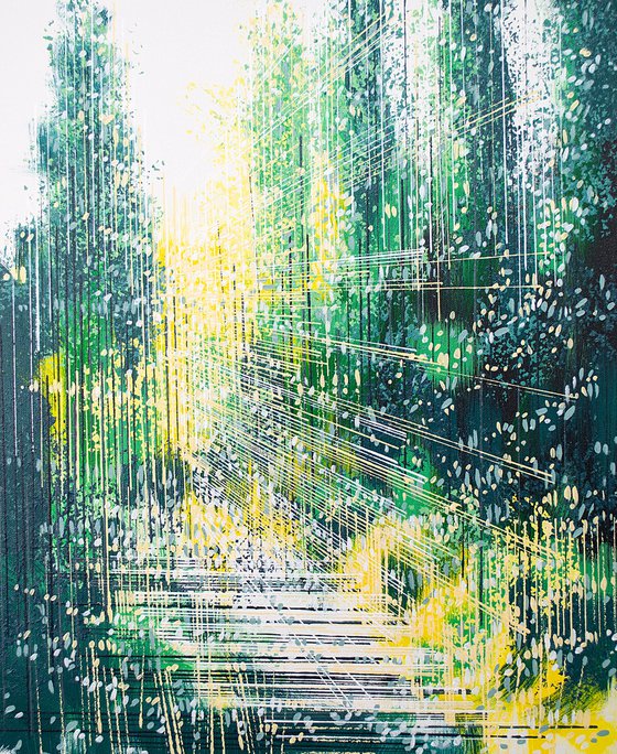 Bright Light Through Trees