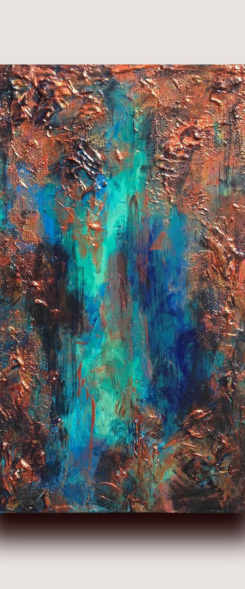 Decay Five - Abstract Acrylic Painting by Matthew Withey