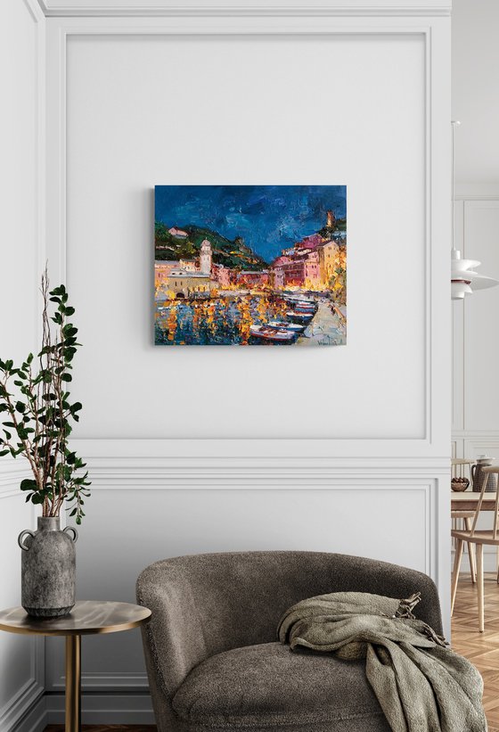 Evening lights of Italy