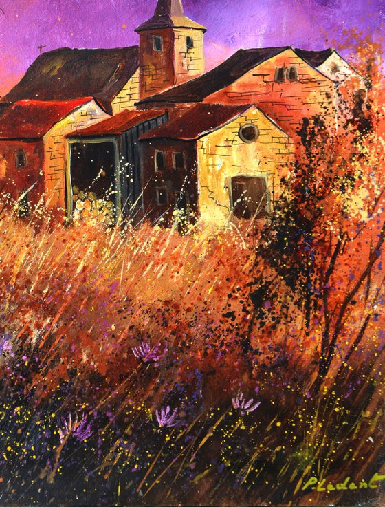 Twilight on a sleeping village