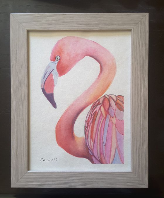 Pink flamingo