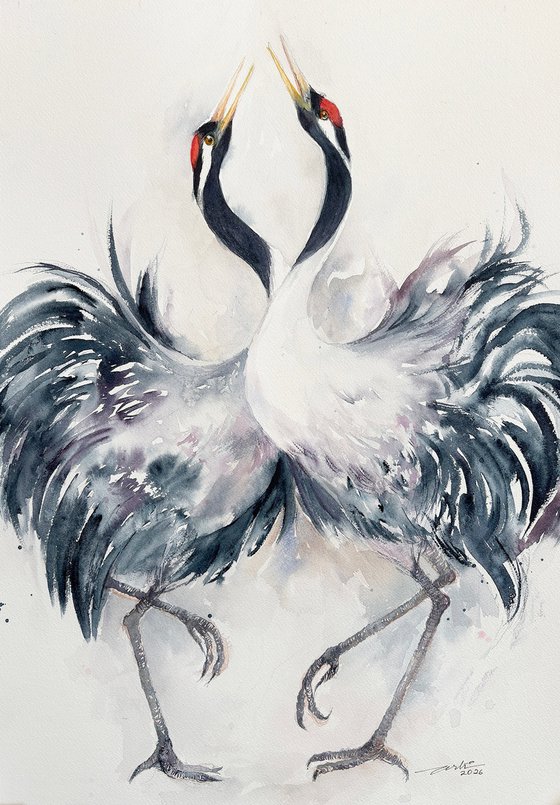 Soul Song Japanese Cranes