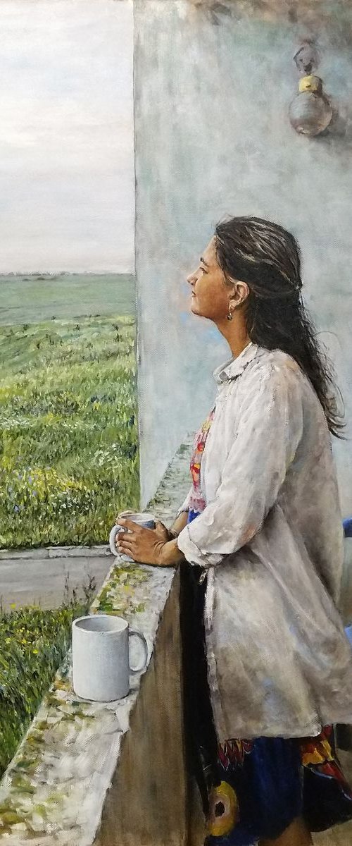 Silence moment - when no words are needed by Leonid Plekhanov