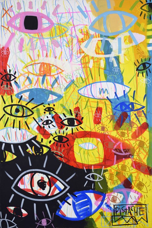 "Third Eye Meditation (Yellow)" by Pistache