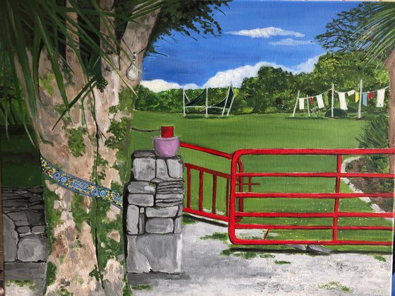 THE RED GATE - EXAMPLE OF MY COMMISSION WORK