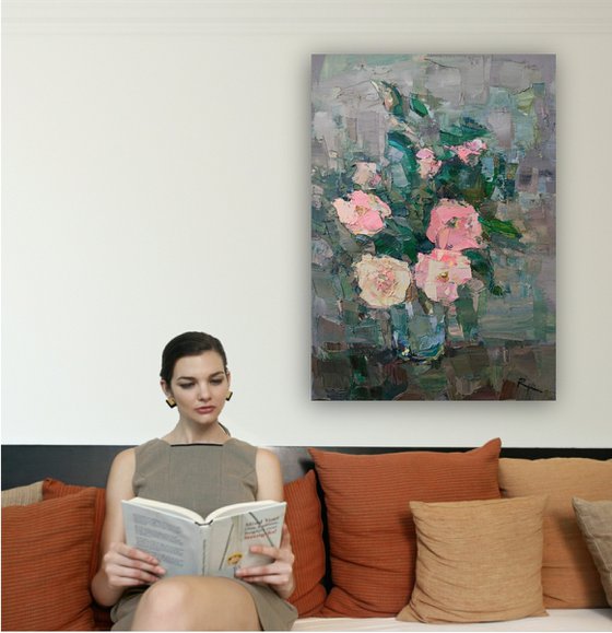 LATE ROSES ( LARGE )