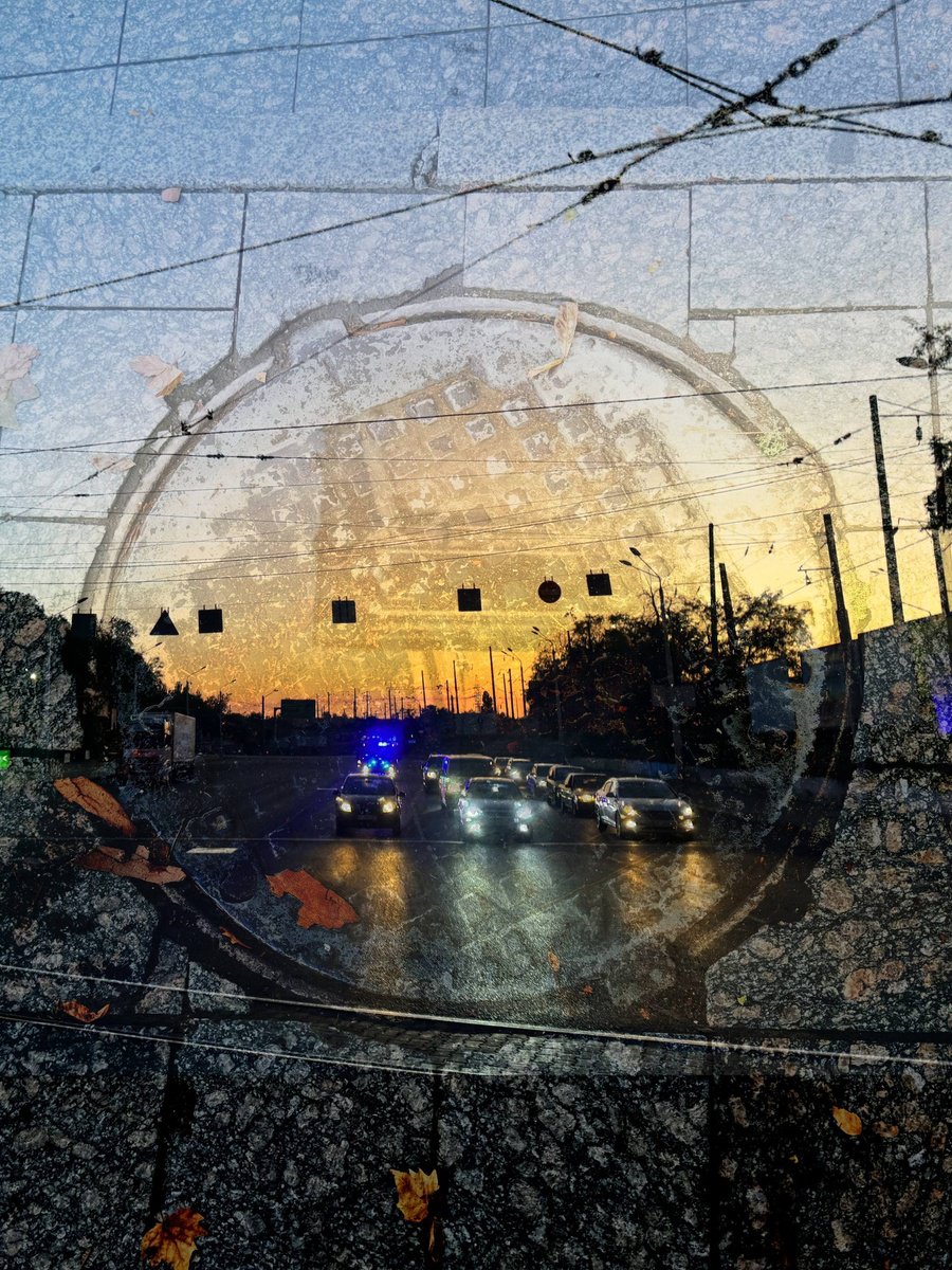 Abstract Cityscapes Giclee Print By Yuliia Sharapova, 17 X 22", Photocollage Night Cityscape, Original Artwork