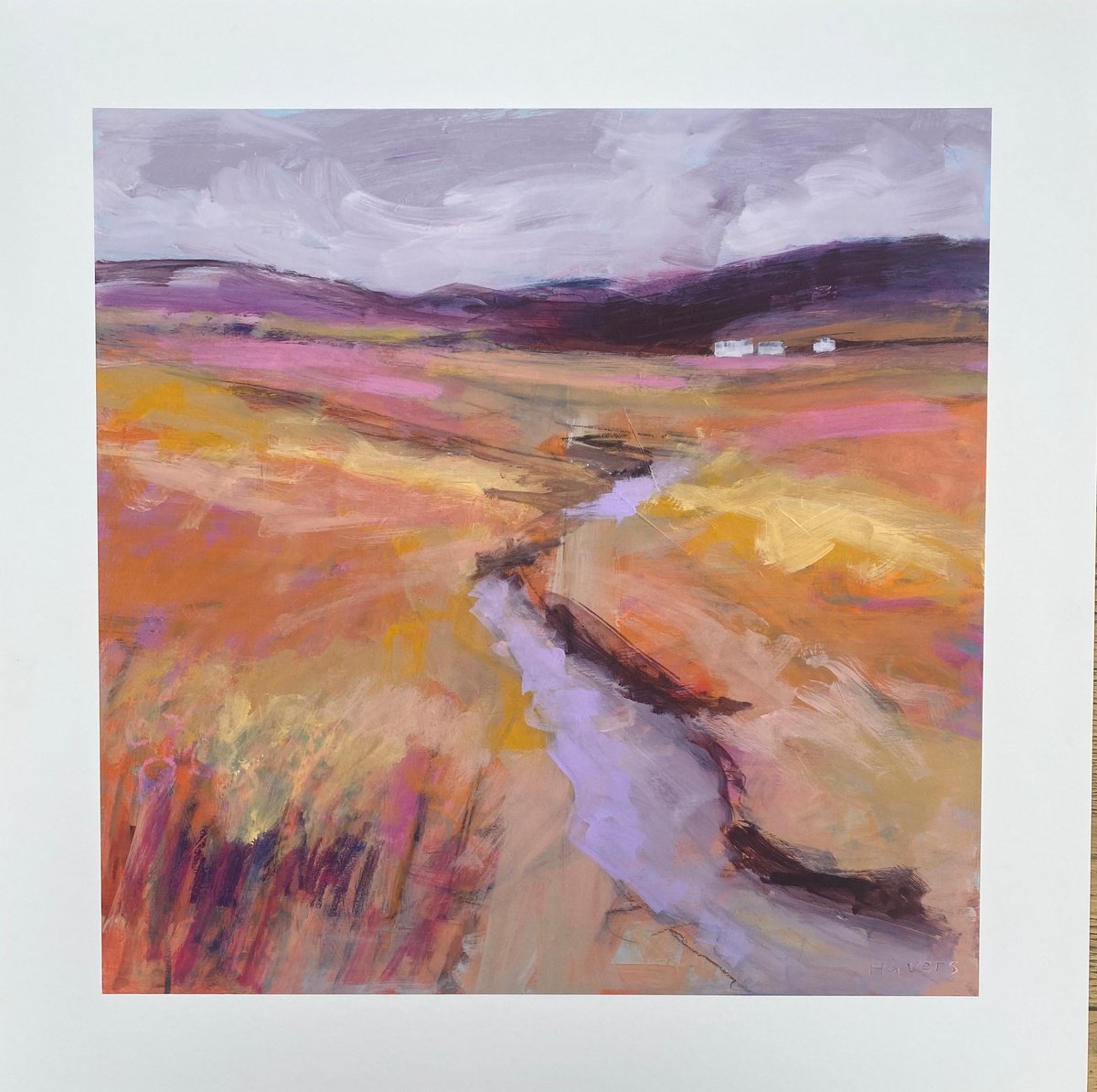 Impressionistic Giclee Print , Winds Rhythm By Chrissie Havers, 16 X 16, Artwork For Sale On Artfinder
