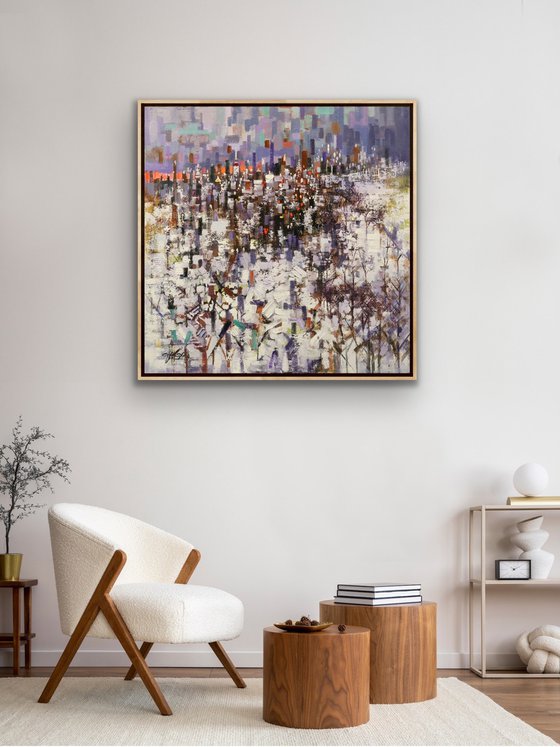 Winter Landscape in Manhattan