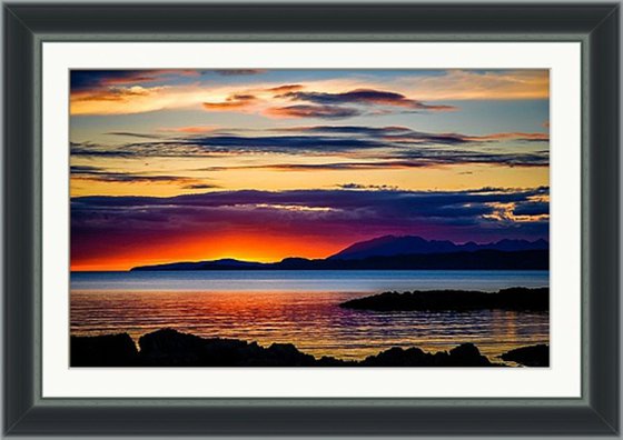 Sunset Over Skye - 18x12" Limited Edition Framed Print