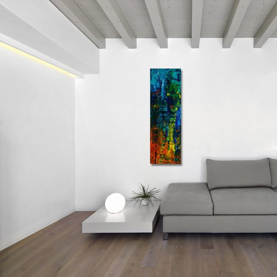 Carnival II (40 x 120 cm) (16 x 48 inches) XL vertical